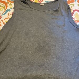 Gray Sleeveless Women's Top